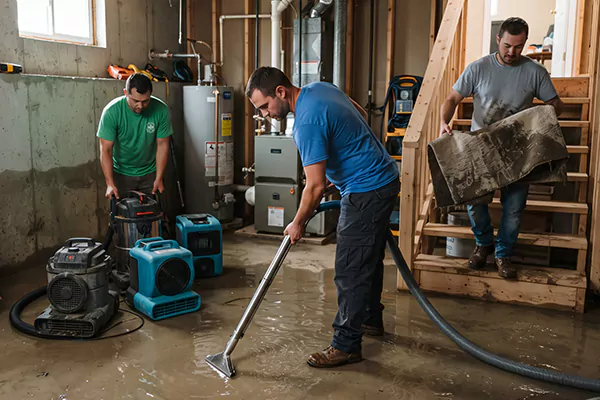 Basement Flood Cleanup Burleson