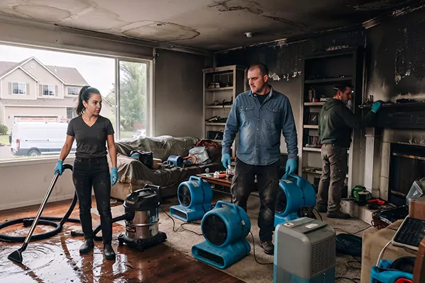 Smoke and Water Damage Restoration Burleson