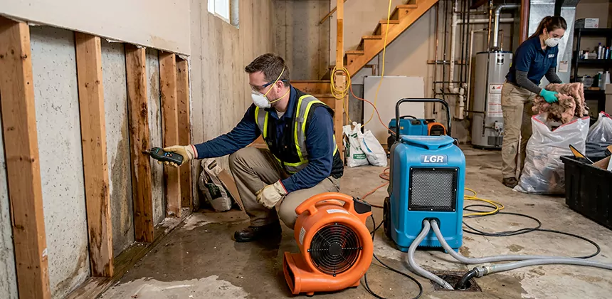Basement Restoration After Water Damage in Burleson