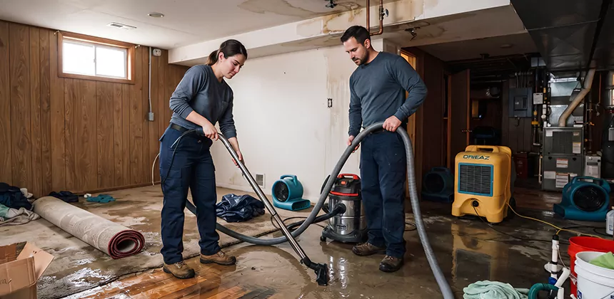 Frozen Pipe Burst Cleanup in Burleson
