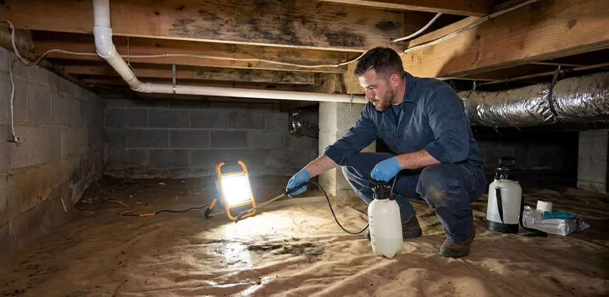 Crawl Space Mold Treatment in Burleson