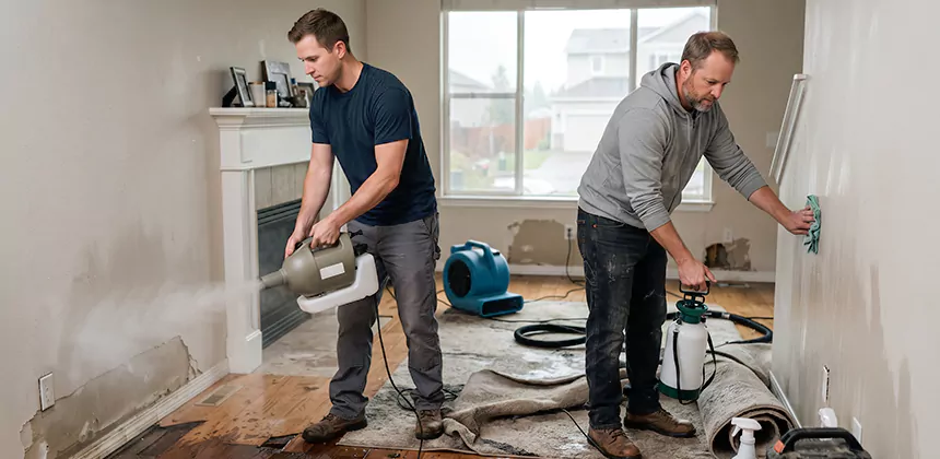 Post-Flood Sanitizing and Deodorizing in Burleson