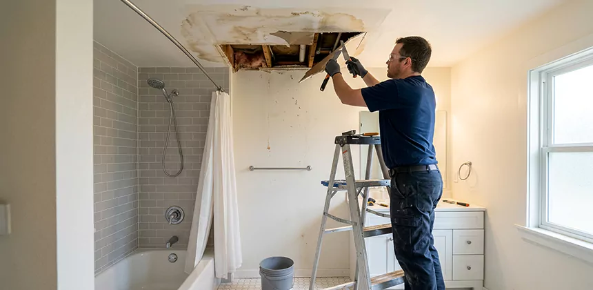 Bathroom Leak Ceiling Repair in Burleson