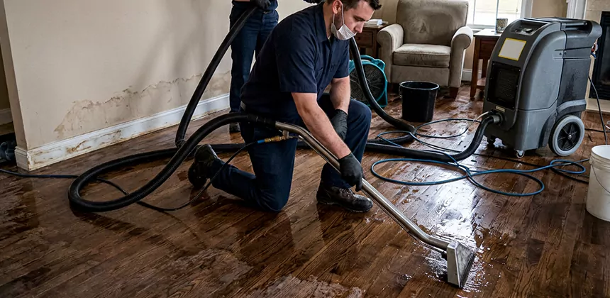 Hardwood Floor Water Extraction in Burleson