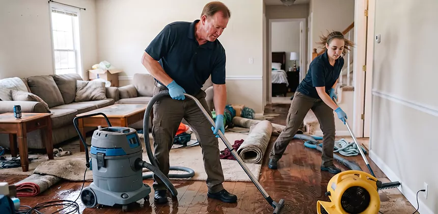 Hidden Leak Clean Up in Burleson