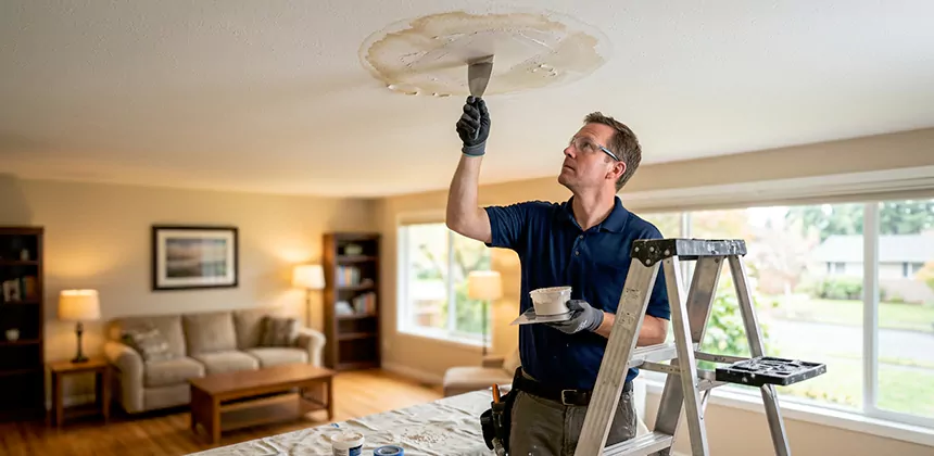 Ceiling Water Stain Repair in Burleson